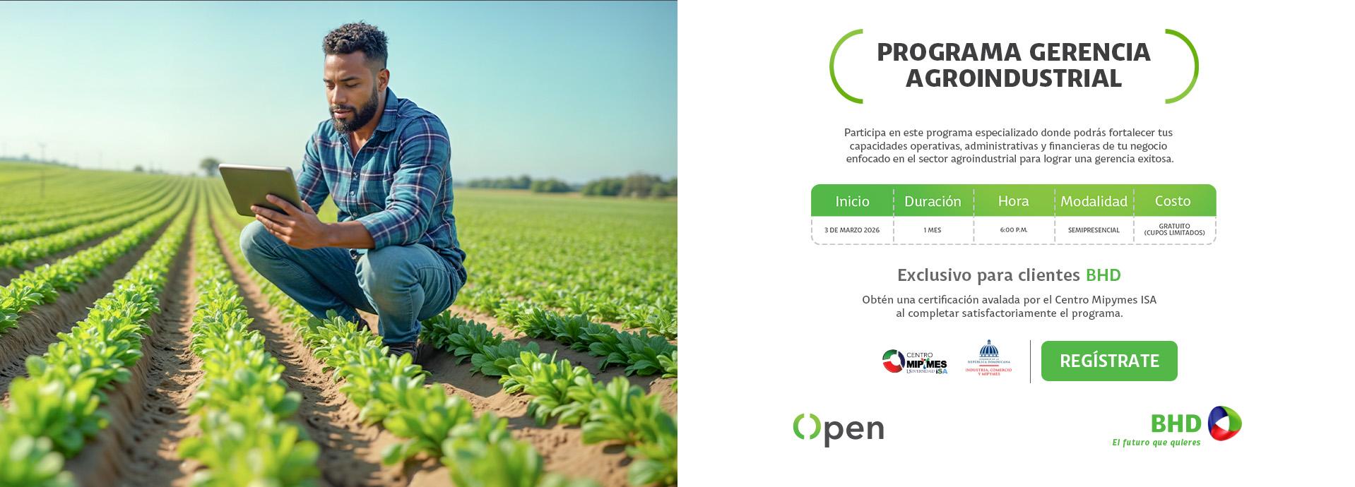 Programa Gerencia Agroindustrial